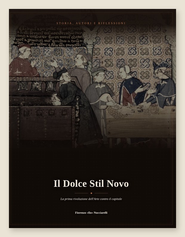 Il Dolce Stil Novo, copertina