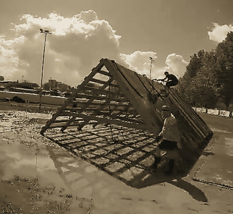 L'A-frame cargo net